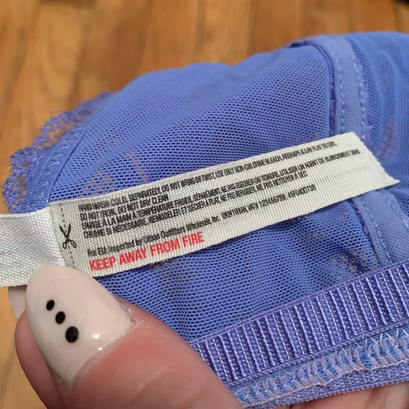 INTIMATELY FREE PEOPLE Purple Lace Halter Bralette - Picture 5 of 7